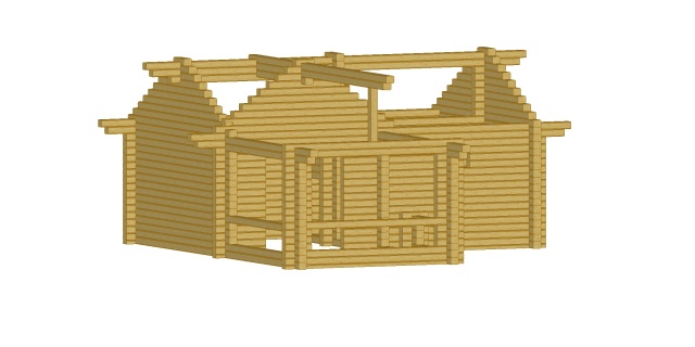 Баня 22м3 проф.брус 150-180мм 253т.р